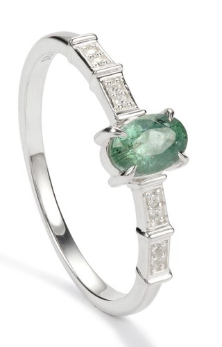 Gemporia zambian emerald ring - zambian,