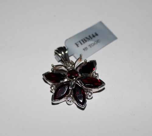 Sterling silver 925 gems - silver,