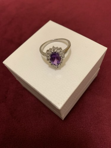 Zambian amethyst and white - amethyst,