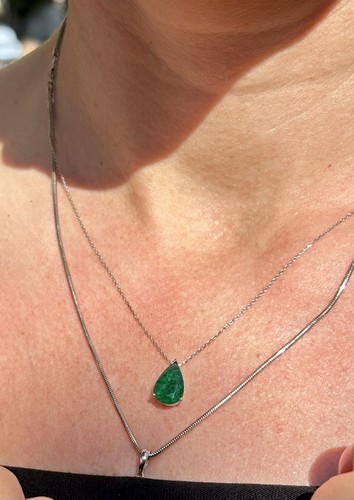 Natural 43ct zambian - natural, emerald