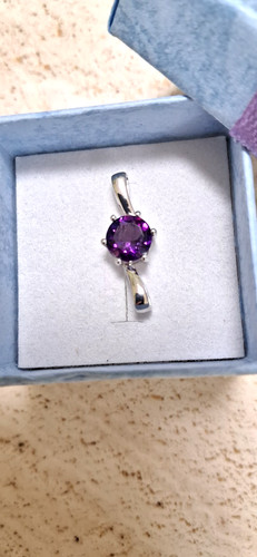 Zambian amethyst sterling - zambian, amethyst,