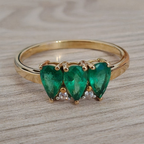 9ct yellow gold zambian - 9ct,