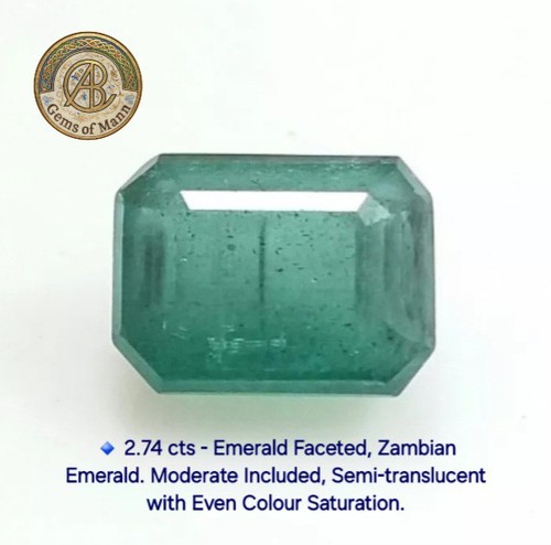 Cts emerald faceted - 🔹,